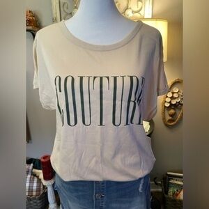 For the Republic Couture Cuff Sleeve Tee. NWT